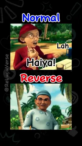 Ah Tong gak percaya hantu (reverse+subtitle) #fyp #reverse #lucu #meme #upinipin 