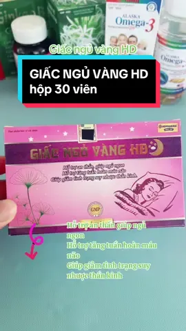 Giấc ngủ vàng HD hộp 30 viên Hỗ trợ an thần giúp ngủ ngon Hỗ trợ tăng tuần hoàn máu não Giúp giảm tình trạng suy nhược thần kinh #ecopharco #ducnghiastore #nhnpharma #khoduocphamgiasi #giacnguvang #anthan #ngungon 