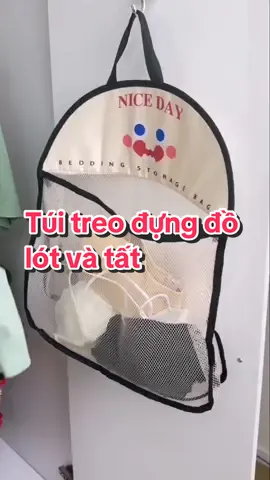 Sắm ngay chiếc túi treo đựng đồ lót và tất này để ngăn tủ quần áo gọn gàng và tối ưu không gian hơn #tuitreodungdodanang #tuitreotuquanao #tuidungdolot #tuidungtat #tuitreotuong #giadungtienich 