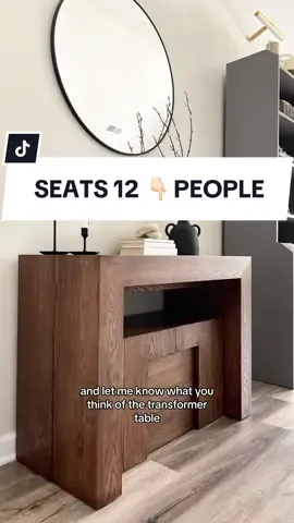 The @Transformer Table 🤩 is officially the greatest space saving hack of all time.  You can use my code: EMMA125 to shop your own table! Shop here: https://transformertable.com/discount/EMMA125 💕Whether you’re hosting Mother’s Day brunch 🥂 or a full Mother’s Day dinner 💐, this table is ready for your special occasion.  ✨MOTHER’S DAY Sale is on NOW!! When you buy a Transformer Table, you get the bench for FREE✨ The color I have is American Walnut!  #TransformerTable #EatTogether #HappyTTFamily #Home #homedesign #interiordesign #Lifestyle #lifehacks #savespace #furniture #mothersday #homedecor #homestyle 