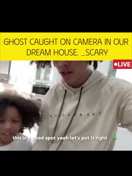 Ghost Caught in camera in our dream house - Scary #fyp #foryou #house #family #horrors #scary 