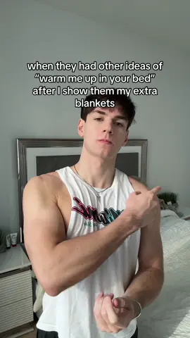 Nothing beats a warm PLUSH blanket  #pov #bed #sleep #fyp 