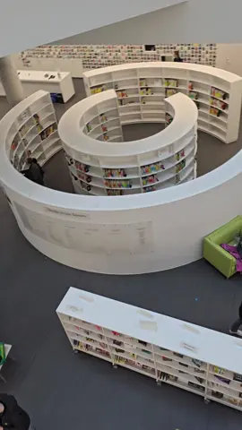 Inside Halifax Central Library #discoveringtogether #trending #viral #foryou #canada #reels #travel #Vlog #viralreels #study #library #aesthetic #design #architecture #life 