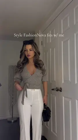 1 pant, different looks ✨ @FashionNova  #springfits #whitepants #styleinspo 