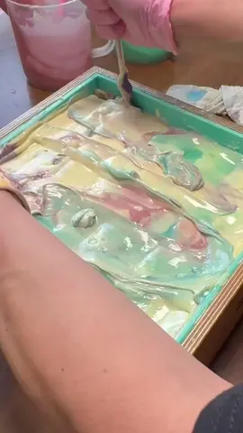 💛 Mermaids at Midnight #bathandbody #fyp #soap #yellowcottagesoapery #SmallBusiness #foryou #soapmaking #asmr #satisfying 