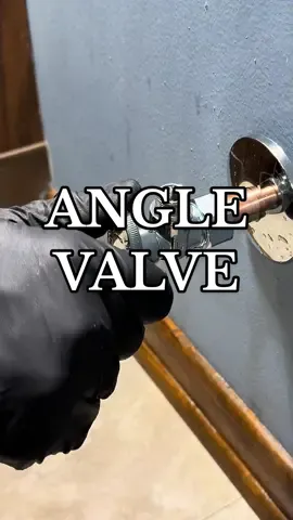 how to replace an angle valve #plumbing #plumber #fyp #oateyambassador 