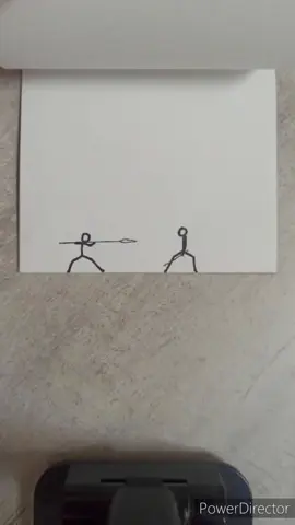 Stickman fight flipbook animation stopmotion #animation #animeted #animtion #fyp #foryou