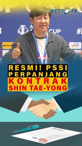 PSSI resmi perpanjang kontrak Shin Tae-yong sebagai pelatih Timnas Indonesia hingga 2027. #PSSI #ShinTaeyong #PelatihTimnasIndonesia  #TimnasIndonesia #PialaAsia #PialaAFC #TimnasU23