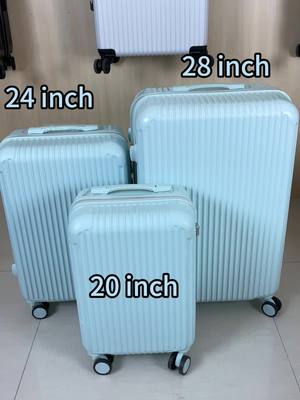 This suitcase, available in 20/24/28 inches, can meet your travel needs, so you no longer have to worry about having too much luggage to fit.😘✈️🏝️#tiktok #luggage #travel #traveltiktok #maleta #travelbag 