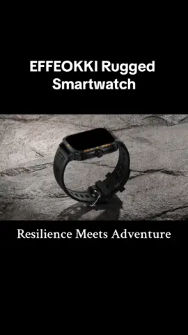 Built for endurance, it's perfect for any challenge. Reliable, rugged, ready for action. #ruggedsmartwatch #smartwatch 