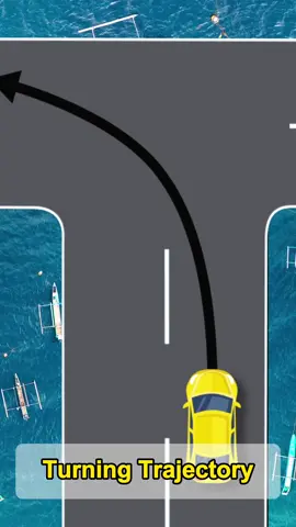 Turn left and make a big bend, turn right and make a small bend #carsafetytips#automobile #driving#tips#skills#car