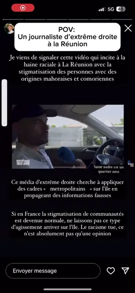 L’extrême droite essaie d’implanter ses idées a la réunion. Merci a @ludovicbabas pour cette story #sinformersurtiktok #iledelareunion #news #reunionisland 
