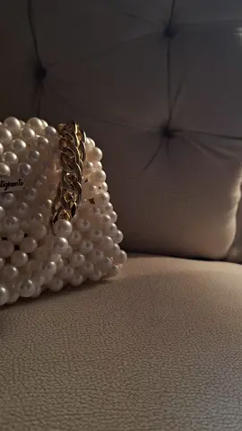 New design!✨️✨️ OUR new pearly bag is available now!🥰✨️ ايه رايكم في الشنطة القمر دي ؟  الطلب من خلال المسجات انستجرام او واتساب هتلاقوهم في البايو 🥰❤️ . . . #beads #new #pearl #handmade #خرز  ازاي نعمل شنطة بالخرز؟