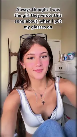 When i put my glasses on