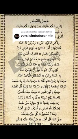 Membalas @indopride141 #mahalulqiyam #maulidsimtuduror #simtudduror #azzahir #poryou #poryoupage #masukberanda #bismillahfyp #liriksholawat #viral #trending #doa 