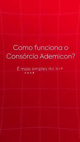 Curioso para saber como é adquirir o consórcio Ademicon?  Assista ao nosso vídeo e descubra como podemos te ajudar a tirar seus planos do papel!  Com Ademicon, você está mais perto de realizar suas conquistas. #Ademicon #Consórcio 