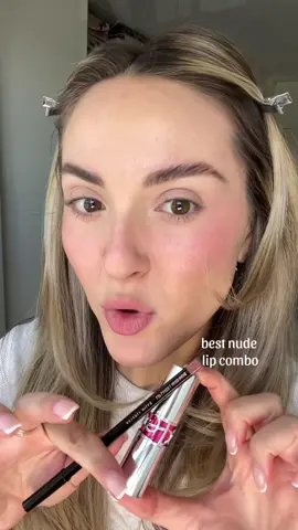 Réponse à @amelie 🌷 ok je confirme c’est vraiment mon pref nude lip combo en ce moment 💖 #lipcombo #nudelip 