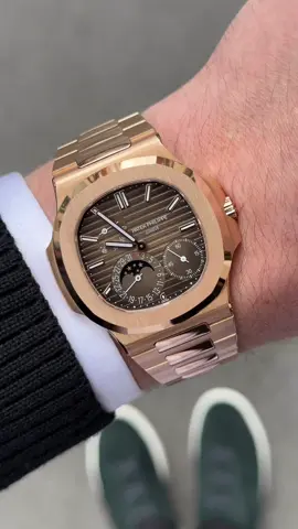 Patek Philippe Nautilus  Moon Phase 🌙  Chocolate Dial 🍫 Comment if interested  #patekphilippe #nautilus #watches #fyp #fypシ゚viral #fypシ゚ #watchesoftiktok #northernwatches #tiktok 