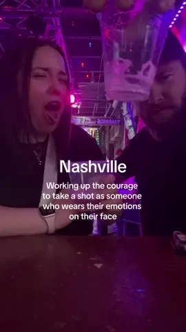 The drama and procrastinating are real. #marriedcouple #marriedlife #husbandandwife #shots #barcrawl #broadwaynashville #dramatic 