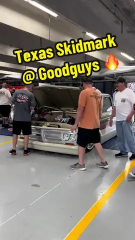 Come check out the Texas Skidmark Chevy C10 in the garage at Goodguys Lonestar Nationals 🔥 #gasmonkeygarage #gasmonkey #gysot #c10 #goodguyscarshow 