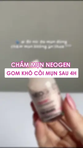 Một chiếc chấm m.ụn gom cồi nhanh được giới beaty blogger yêu thích #neogenlab #neogenlabofficial #korea #neogen 