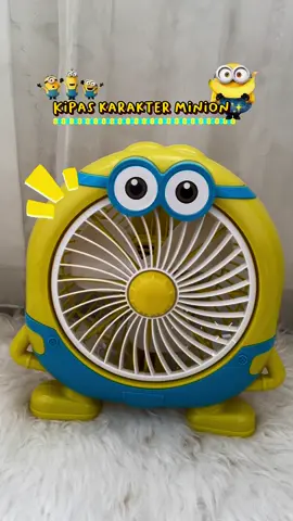 Kipas minions mini super lucu🤩✨ #kipasangin #kipasportablemurah #minions #kipasmini #fypシ゚viral #realmeซูมให้ได้ซีน 
