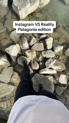 IG vs Reality: Patagonia Edition I had to hike up twice to get the view but it was totally worth it! 😍  📍 Mirador Las Torres Hike in Torres del Paine #whatheck #travel #patagonia 