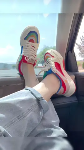 Giày Thể Thao Nữ Phong Cách Hàn#xuhuongtiktok2024☘️🍀♥️ #reviewgiaydep #giaythethao #giaysneaker #giaynu #giaydep #giayxinh #giaydepquangchau #review #tiktokshop #muataitiktok #xuhuong #trending #fly 
