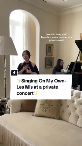 On my own- Les Misérables ✨  #onmyown #eponine #lesmiserables #musicaltheatre #singing #broadway #japanesesinger #lesmis 