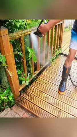 Our fun dirty garden cleaning job-Look how I cleaned up this dirty garden part 2 #tymlyr2 #cleaningtiktok #cleanmoss #cleaninggrass #satisfying #pressurewashing #asmrvideo #wash #pressurecleaning #sosatifying #cleaning