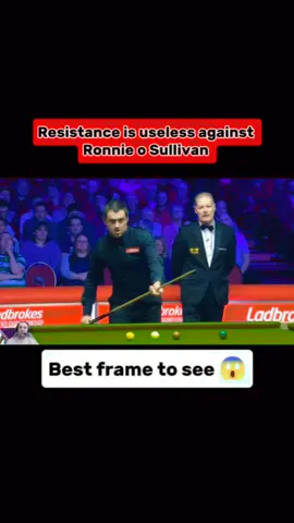 Resistance is useless against Ronnie 😱 #snookerskills #snookerworld #snookertime #foru #viral #usmanchamp147 #forurpage #snookerlover #snookerplayer #foryoupage #sportsontiktok #sport 