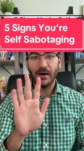 5 Signs You’re Self Sabotaging #selfsabotage #selfsabotaging #selfdestructivebehavior #sabotagingrelationships #sadtok #depressedtiktok #depressedtok #fyp #foryou
