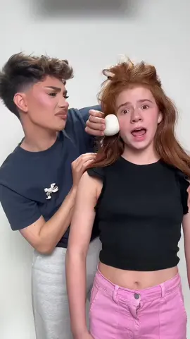 PROM MAKEOVER on the queen icon & legend herself @harperzilmer4 👑 using @Painted of course 🎨