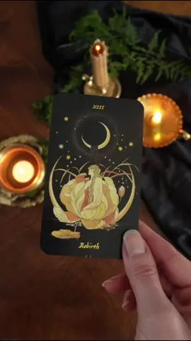 Rebirth (Death) card from the Aurora Tarot ✨ #cocorrina #darkaesthetic #witchtok #tarot #tarottok #tarotreading #tarotcards 