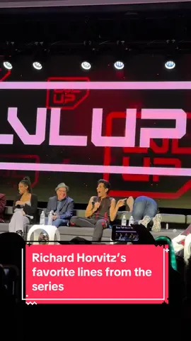 Alex losing it over Richard’s favorite line from the show made my day #helluvaboss #alexbrightman #lvlupexpo 