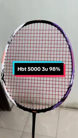 Lining halbertec 5000 3u 98% lưới 1 65ti 11kg giá 1tr8 #caulongvietnam #badminton 