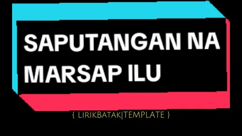 Saputangan Na Marsap Ilu🥺🥺🥺#saputangannamarsapilu #liriklagu #batak #bataktiktok #alfiansiagian_ 