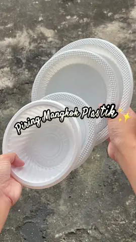 Selain packaging paper, kita juga sediain piring mangkok plastik nih guys ☺️ #packagingasmr #paperlunch #paperlunchboxmurah #mangkokplastikmurah #mangkok #piringplastik #piringplastiktebal #piringmurah 