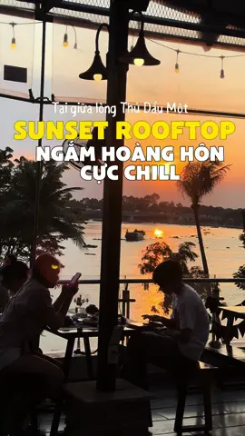 Một chiếc quán rooftop ngắm hoàng hôn coi nhạc nướng siêu đẹp tại Thủ Dầu Một #ancungtiktok #anngonnaugon #rivew #haucaodian #food #thudaumot #hẹnhò 