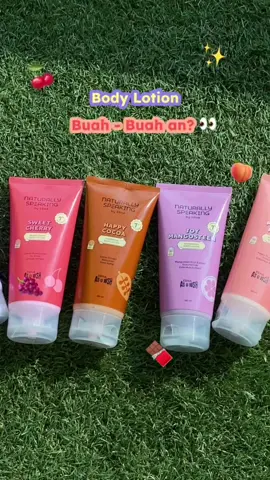 Siapa yang suka banget wangi - wangian fresh kaya buah? 😍 Wajib banget punya Body Lotion dari Naturally Speaking yang #FruityCore abis! 😋🙌🏻 #naturallyspeaking #naturallyspeakingbyerha #bodycare #bodylotion #fruits 