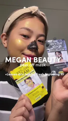 Experience the joy of revealing smoother, clearer skin with each peel with our Megan Beauty Peel Off Mask!🖤💛💚 #MeganBeautyPH #StayYoungBeMegan 