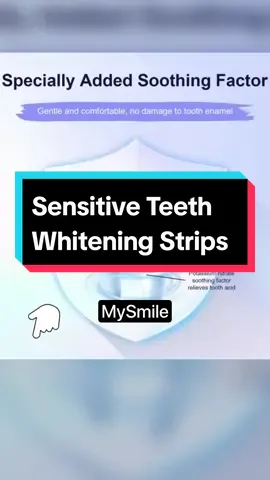 The GOTO Whitening Strips for Sensitive Teeth! 😍😍 #tiktokmademebuyit #mysmile #teeth #whitening #strips #teethwhitening #teethwhiteningstrips 