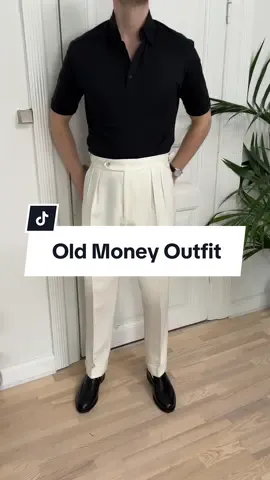 Summer outfit idea - black and white combo ☀️👌 #menswear #oldmoney #summeroutfit #oldmoneystyle #summerstyle