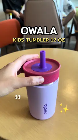 Unpack OWALA Kids tumbler 12 oz  Super cute!!!! 👀✨🫧💗💜☁️ . . #owala #owalawaterbottle #owalatumbler #owalakids #fyp #fypシ #เทรนด์วันนี้ #แก้วเก็บความเย็น #unpacking #unboxing #review #tiktokthailand 