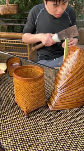 The inheritance of bamboo weaving culture is a continuation a trend and a way of life#AestheticsofLife #TeaSpace #CraftDecoration #DecorativeDecoration