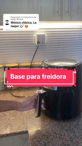 Respuesta a @Heidy Minaya   Base para Freidora de Aire, con musica buena. 😍🤗🥰 #Home #hogar #hogardulcehogar #homedecor #homesweethome #hogardulcehogar🏠♥️ #homesweethome🏡 #casa #casadecorada #hogardeensueño #myhappyplace #thankgod #usefull #usefullifetips #usefulthings #usefulproducts #useful_tips #amazonfinds #amazon 
