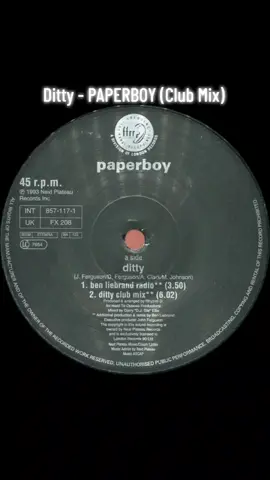 Ditty - PAPERBOY (Club Mix)  #classicdisco90 #1989 #80sdancemusic #backto90s #80s #eighties #classicdisco #discoclassic 
