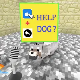 Please Help The Dog - Minecraft Animation #Minecraft #minecraftanimation #foryou #tiktok