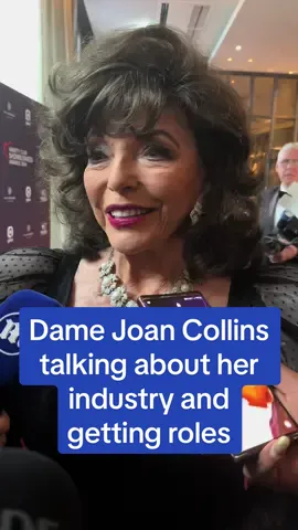 Dame Joan Collins spoke about how its ‘always been hard to get roles’ for women and said the industry hasn’t changed.  #joancollins #redcarpet #awards 
