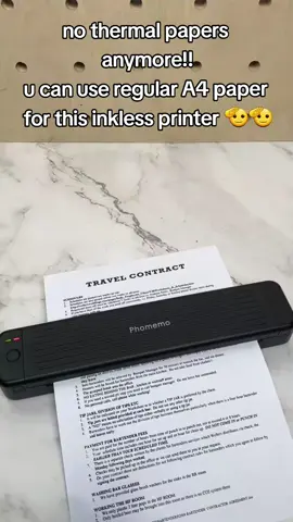 Used to hardly print anything, but whenever I needed to, it was a hassle heading to the print center. Now, I've got this neat little inkless printer. Super portable, doesn't hog space at home like regular printers. A real lifesaver for those rare print moments 🖨✨️ #phomemoprinter  #portableprinting  #techgadgets  #mobileprinting  #onthegoprinting  #gadgetlober  #techreview  #innovativetech  #mobileprintingsolutions  #wirelessprinting  #gadgetreviews 